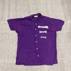 Hysteric Glamour Button Up Shirt Mens Medium Purple 2000s